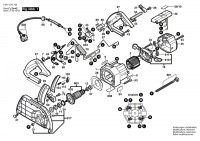 Bosch 0 601 570 742 GKS 68 BC Combi Port.Circular Saw P 240 V / GB Spare Parts GKS68BC